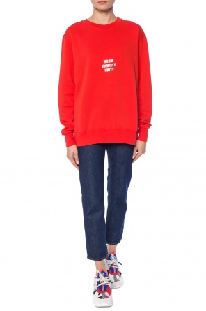 Bluza z nadrukowanym logo, zdjęcie 2 Bluza z nadrukowanym logo od MSGM